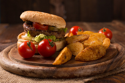 hamburger, a Background Photo by peterzsuzsa