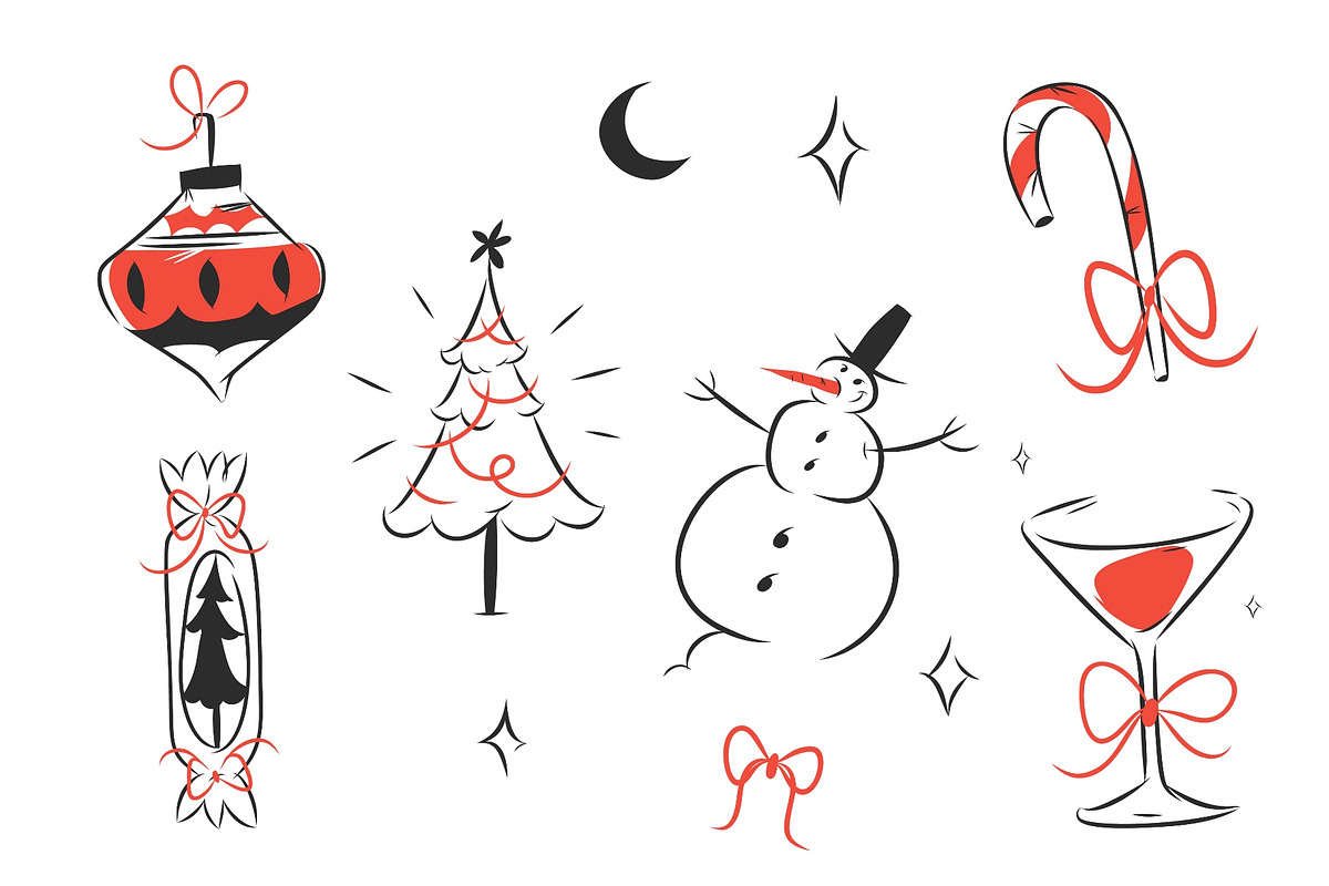 MERRY & CHIC, a Seasonal Illustration by Anastasy_helter (Photo 9 of 13)
