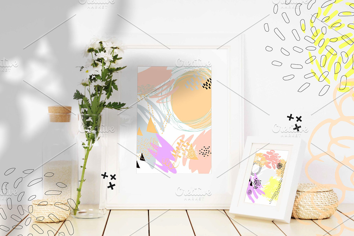 Templates, patterns, elements., a Decorative Illustration by Polanika (Photo 5 of 12)