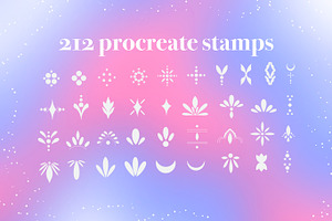 210 Procreate Finger Tattoo Stamps