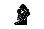 50 Mother and Baby Love Silhouette S, an Illustration by Designs_River (Thumbnail 31 of 51)