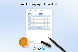 Time Tracking Printable For Employee