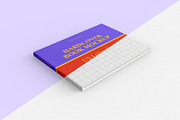 US Letter Size Landscape Book Mockup, a Books & Magazine Mockup by Illusiongraphic (Thumbnail 12 of 31)