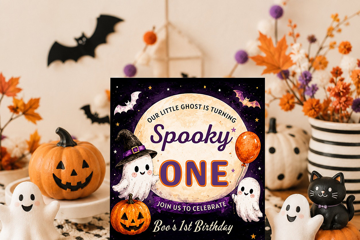 Spooky Halloween Birthday Invitation, an Invitation Template by Arslan (Photo 3 of 5)