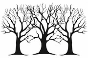 Nature Tree Silhouette Bundle, an Illustration by hafijul (Thumbnail 7 of 9)