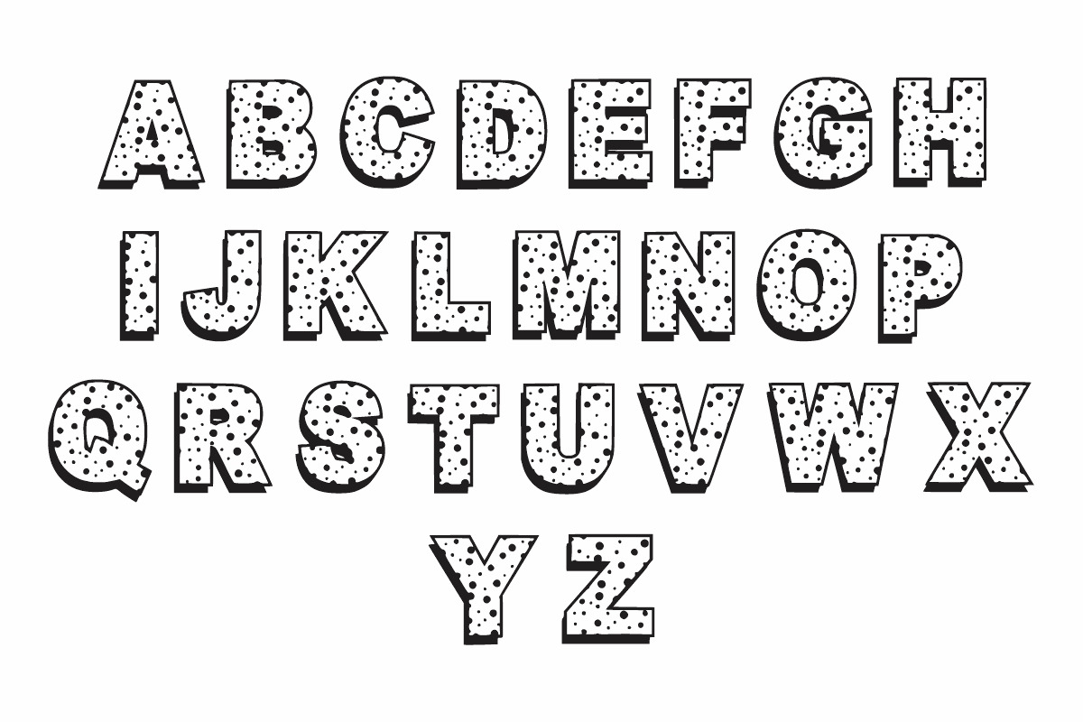 Pop Art Retro Font, a Handwritten Font by Fourteen Letter (Photo 5 of 7)
