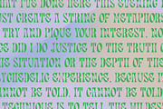 Kenzo - Psychedelic Typeface, a Sans Serif Font by HipFonts (Thumbnail 3 of 8)
