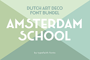 Amsterdam School font bundle, a Font by TypeFaith Fonts (Thumbnail 1 of 16)