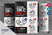 Bicycle Shop Promo Flyer, a Flyer Template by PSDPixel (Thumbnail 1 of 5)