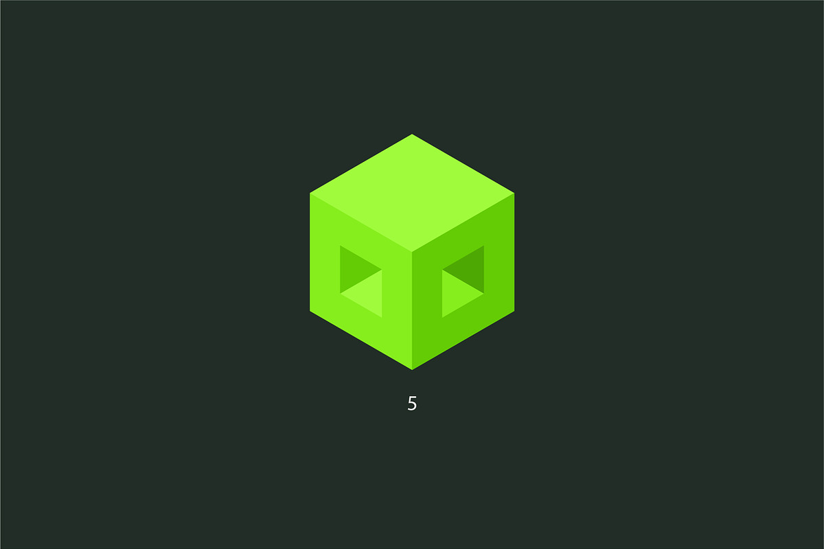 9 hexagons. Vector logo, a Branding & Logo Template by Magda (Photo 7 of 11)