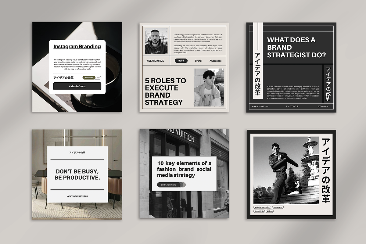MESA Marketing Kit, a Social Media Template by Analogi Studio (Photo 4 of 9)