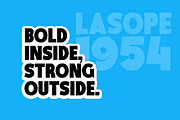 Lasope 1954 - Bold Font, a Sans Serif Font by Monoletter Studio (Thumbnail 3 of 3)