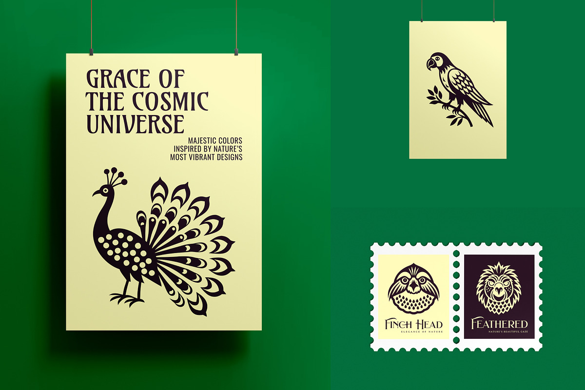 Birds Silhouette Icon Set, a Solid Icon by Creative Stall (Photo 3 of 9)