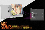 Mad Stamps - Postage Stamp Mockups, a Mockup by BabyMad (Thumbnail 6 of 6)