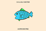 Summer Vector Illustration, an Illustration by TheTrueStroke (Thumbnail 12 of 12)