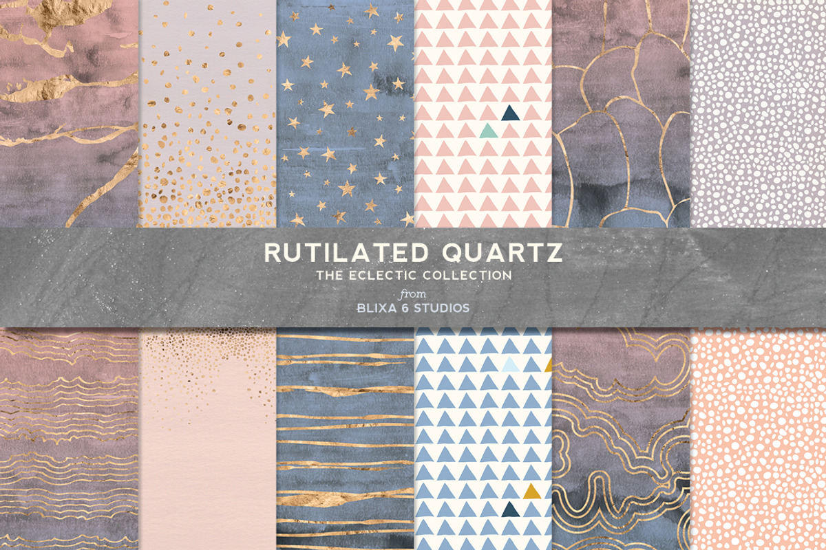 36 Marbled Geode & Gold Textures, a Texture Graphic by Blixa 6 Studios (Photo 7 of 8)