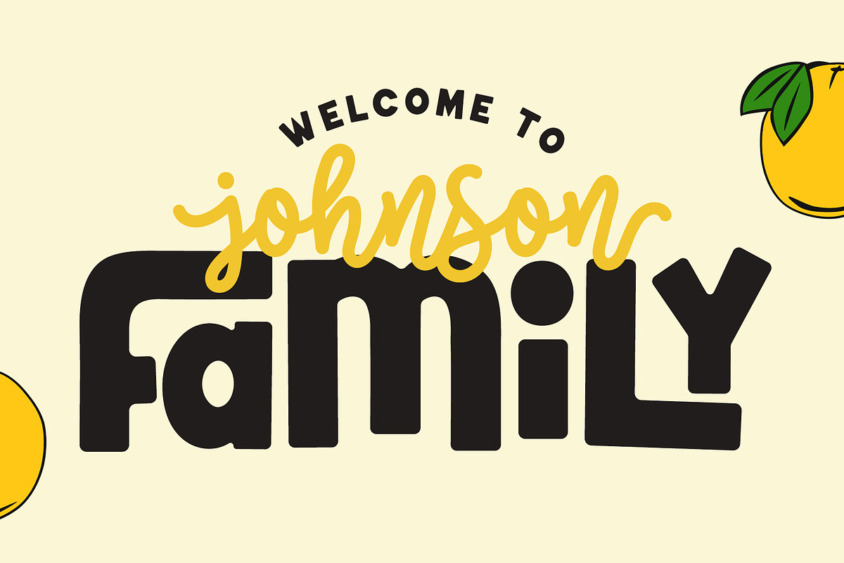 Summer Fresh - Chunky Font Duo, a Sans Serif Font by Airotype (Photo 2 of 14)