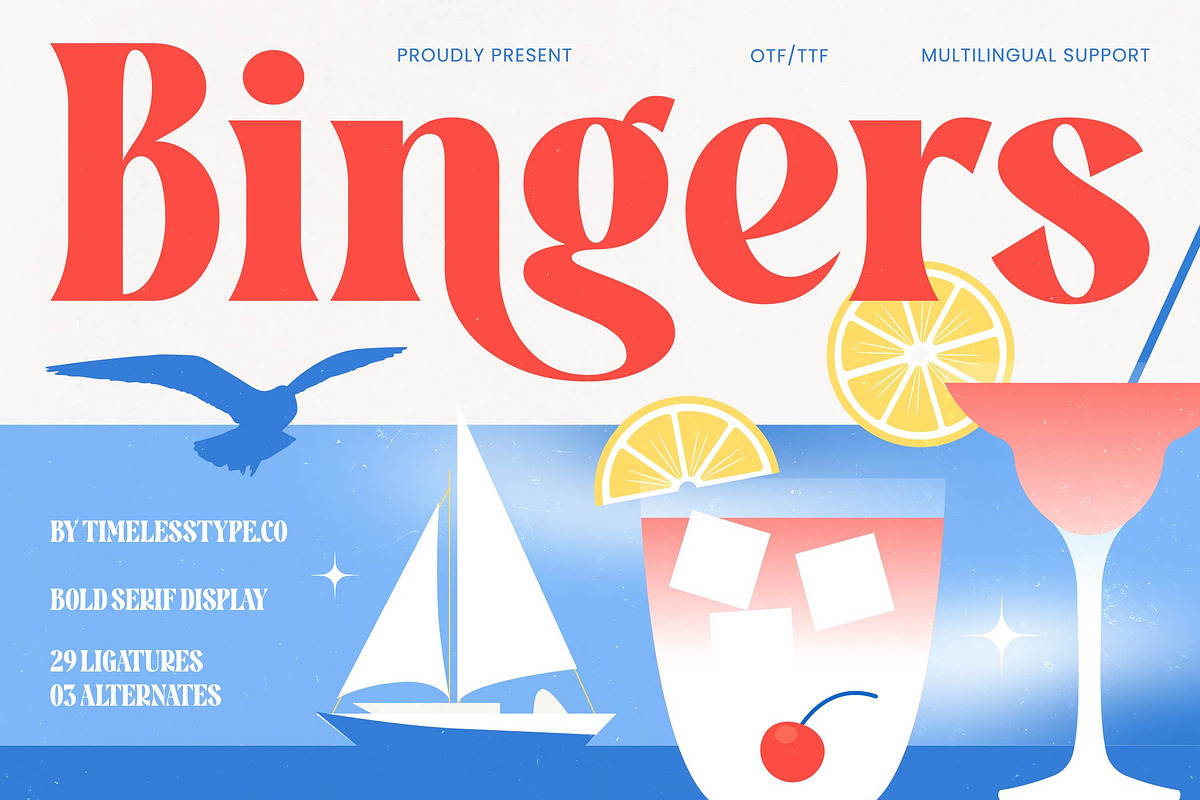 Bingers Bold Serif Display, a Serif Font by timelesstype.co (Photo 1 of 15)