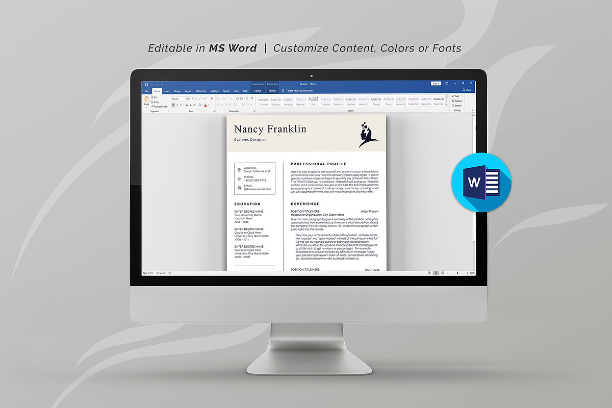 Canva Resume Template, a Resume Template by DesignDevisers (Photo 8 of 10)