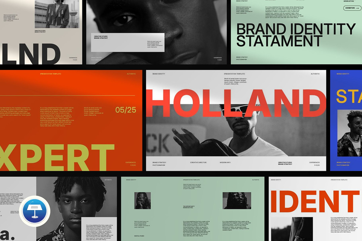Holland - Brand Identity Keynote, a Presentation Template by Creatorism (Photo 1 of 10)