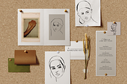 Amelia Line Art Pack, an Illustration by Kassenzio Atelier (Thumbnail 3 of 9)