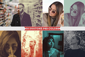 50 Duotone PSD Colors