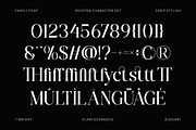 Moisten - Elegant Serif Family Font, a Serif Font by Flawless And Co (Thumbnail 9 of 10)