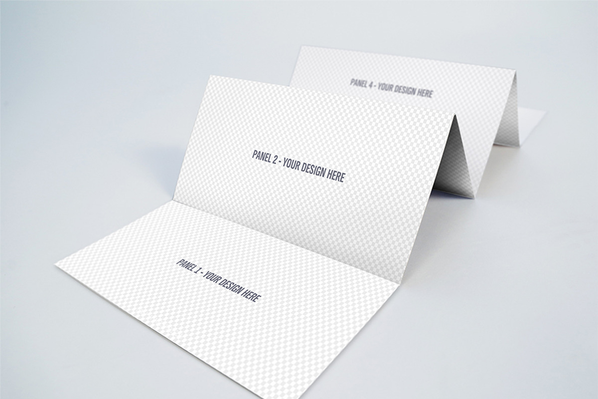 6 Panel Accordion Brochure mock, a Print Template by Shop Mockpro (Photo 1 of 10)