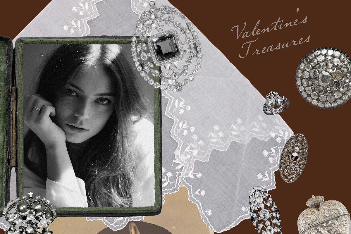 Vintage Valentines Day Mixed Media, an Object Graphic by Laras Wonderland (Photo 2 of 10)