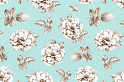 Wild flora. Drawings and patterns, a Pattern Graphic by Sundra (Thumbnail 3 of 12)