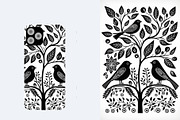 15 folk black bird wall art print, a Decorative Illustration by ARTOZEN DIGITAL (Thumbnail 7 of 12)