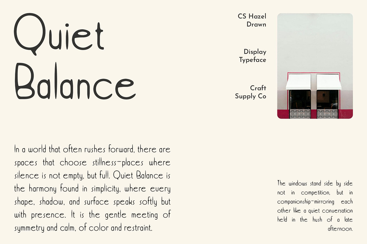 CS Hazel Drawn, a Sans Serif Font by Craft Supply Co. (Photo 4 of 8)