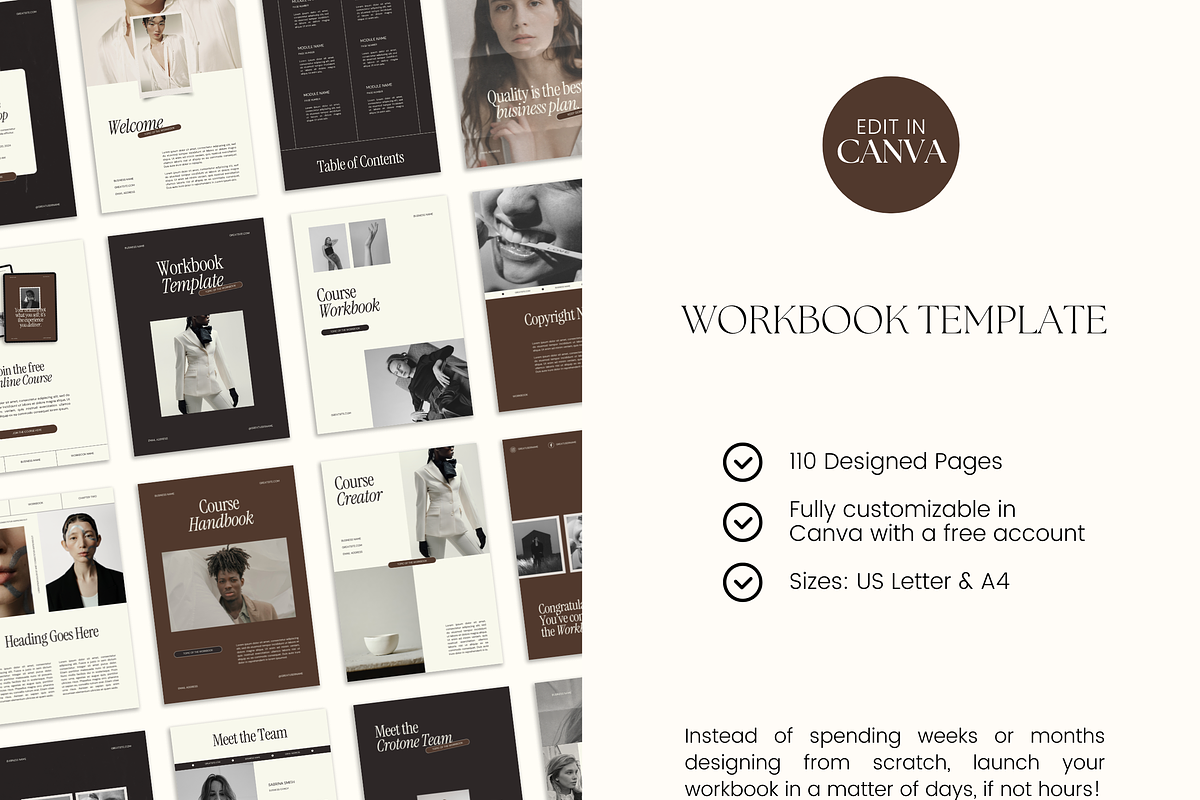 Canva Workbook Template for Coaches, a Magazine Template by Branding Babe Co. (Photo 2 of 10)