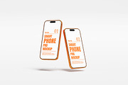 iPhone 17 Pro Mockup, an iPhone Mockup by AndikaGraphic (Thumbnail 5 of 6)