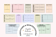 Gratitude & Manifestation Planners, a Stationery Template by Artflorara (Thumbnail 1 of 8)