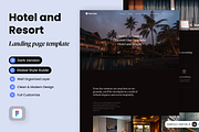 Hotel and Resort Landing Page, a Landing Page Template by SLAB! Design (Thumbnail 1 of 4)