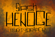 Slash Hendge style font, a Script Font by C7 Studio (Thumbnail 1 of 5)