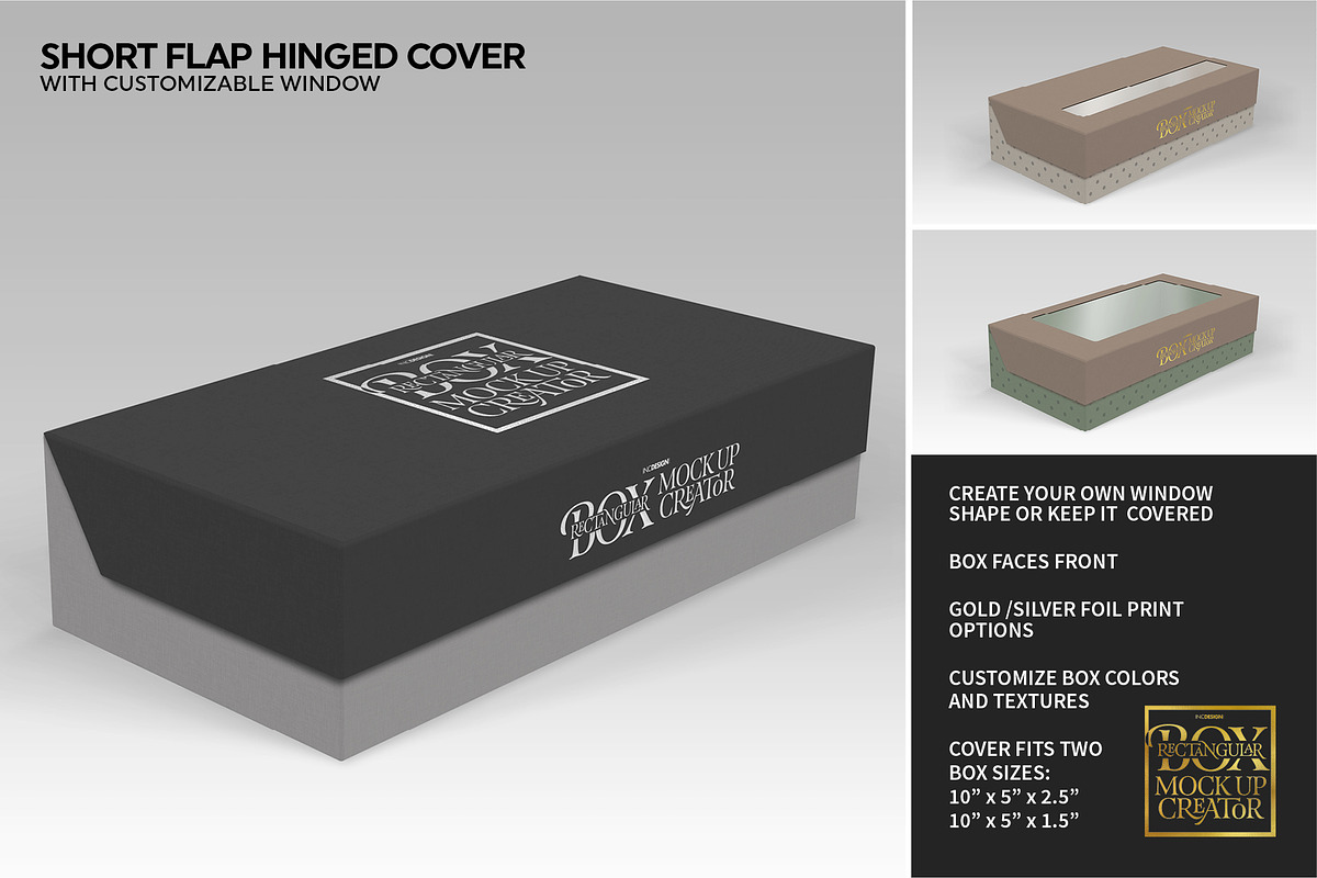 Rectangular Box Mock Up Creator, a Packaging Mockup by INCDesign (Photo 21 of 44)