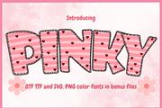 Pinky-PNG fonts, a Symbol Font by It me digital art (Thumbnail 1 of 6)