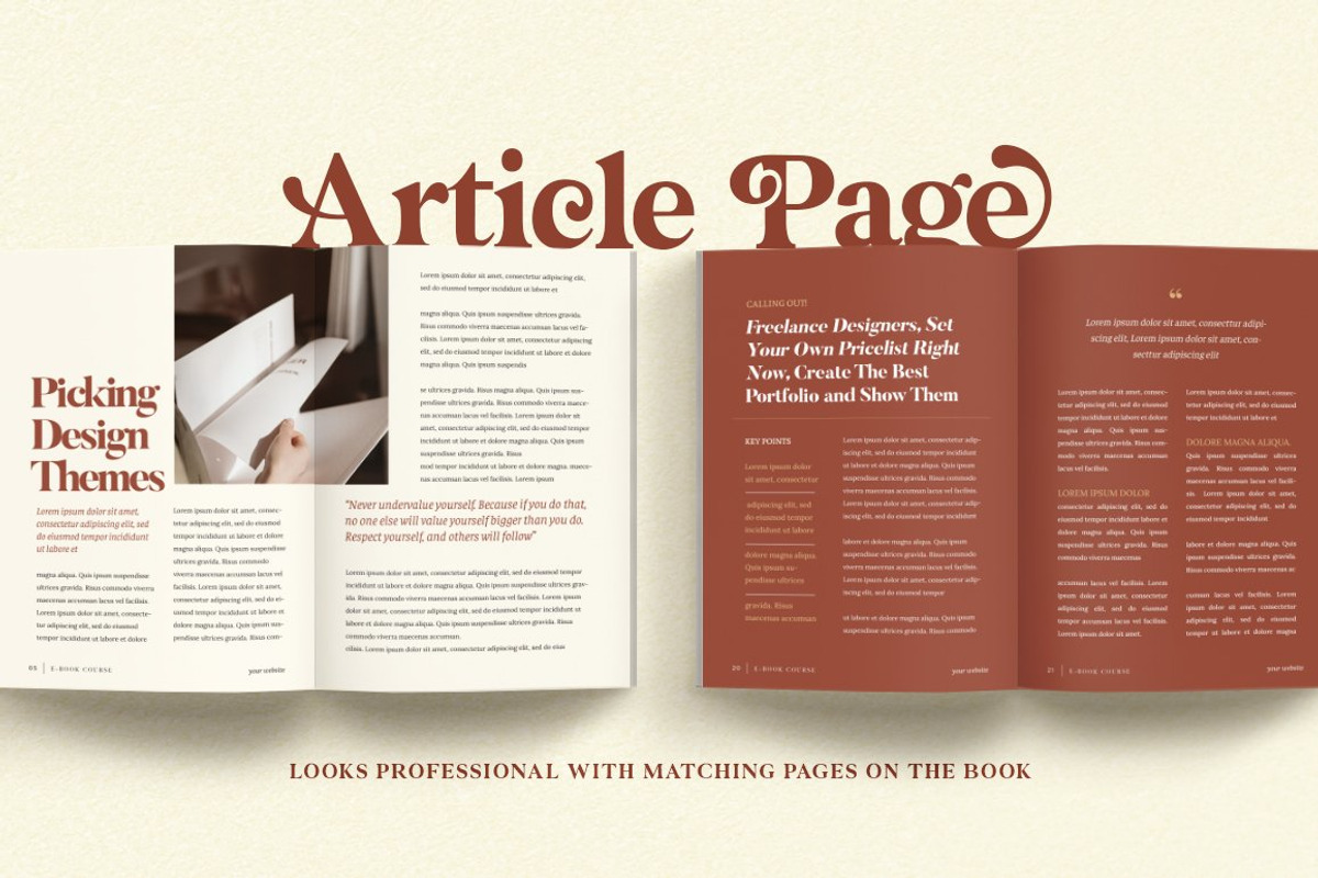 2in1 Bundle eBook + Workbook CANVA, a Magazine Template by Eviory (Photo 32 of 38)