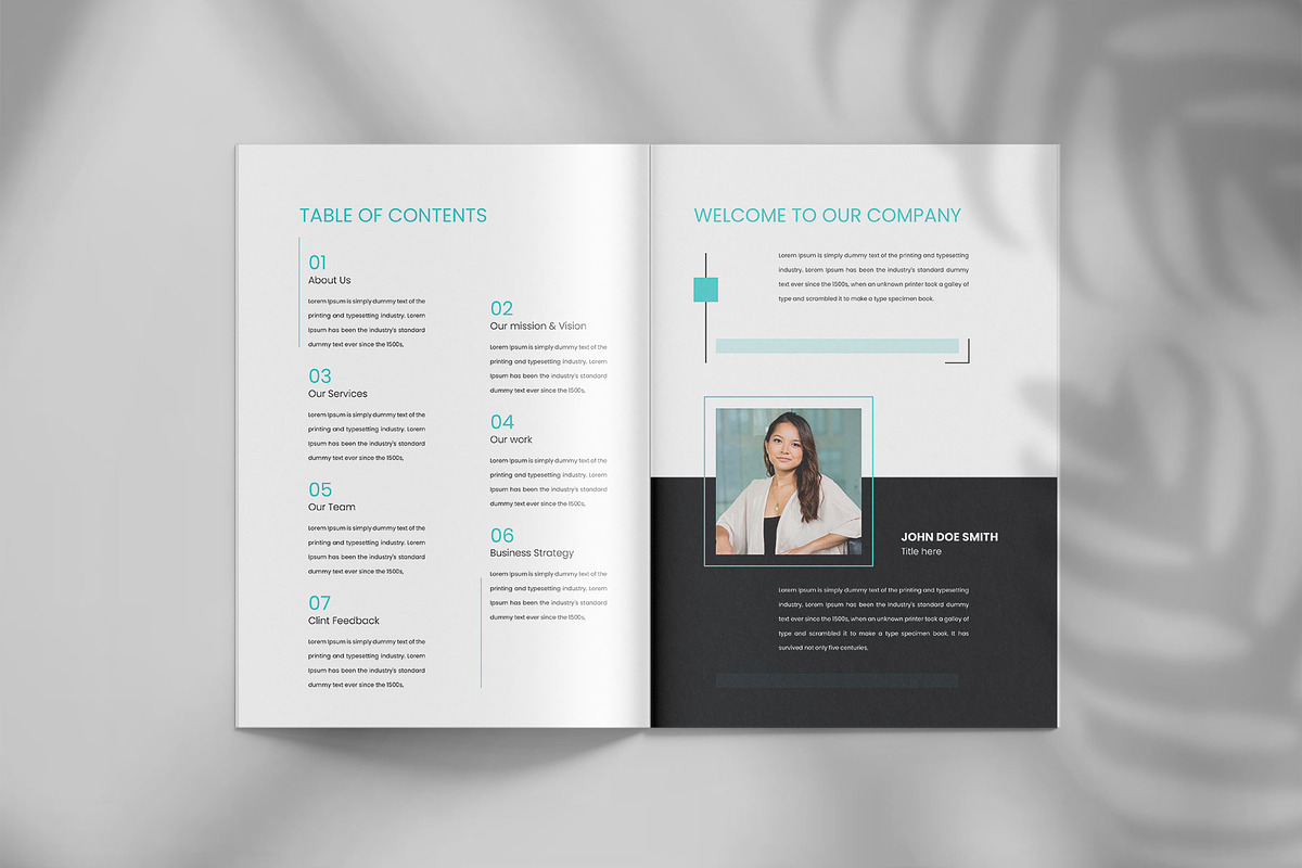 Company profile brochure template, a Brochure Template by Tanmoy Topu (Photo 3 of 12)