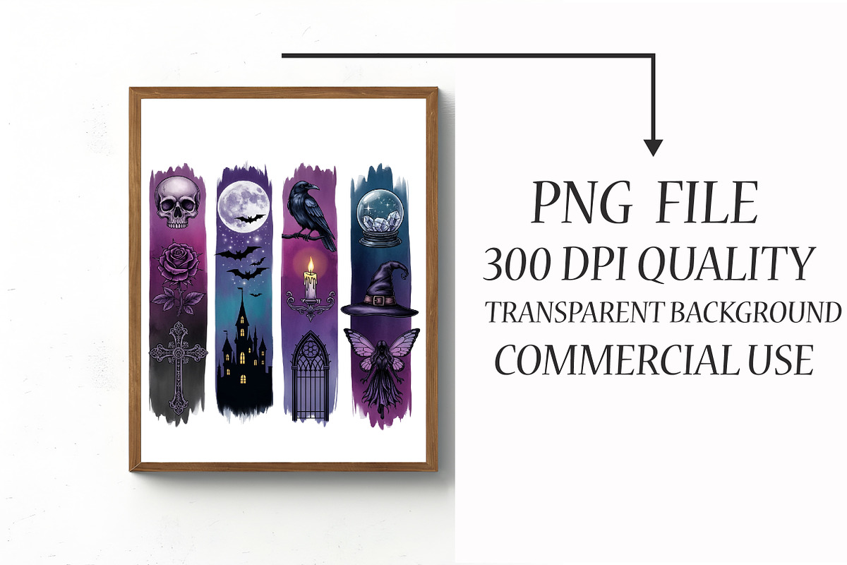 Halloween Brushstroke Png, an Illustration by Libby Wishes (Photo 5 of 6)
