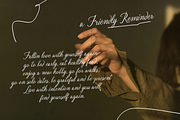 Quishine - Classic Handwritten Font, a Handwritten Font by Haps Space (Thumbnail 8 of 14)