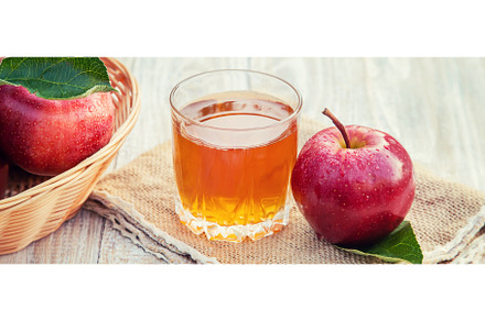 Apple juice in a glass. Selective, a Food & Drink Photo by yanadjana