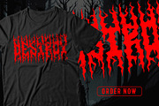 Ravenous - Death Metal Font, a Blackletter Font by Fonday Studio (Thumbnail 5 of 6)
