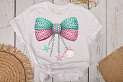 Crochet Beach Bow Starfish PNG, an Illustration by CraftArtStudio (Thumbnail 3 of 4)