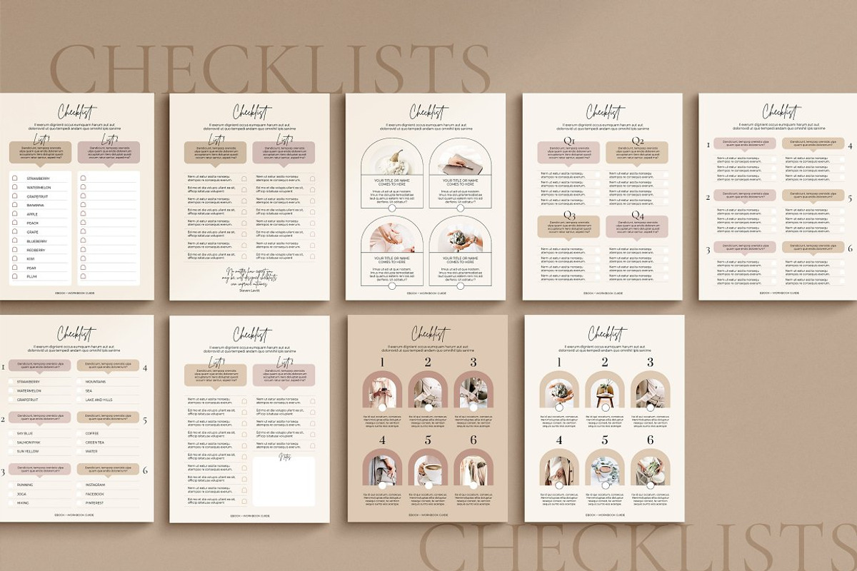 2in1 eBook + WorkBook for Courses, a Magazine Template by Mirazz (Photo 22 of 25)