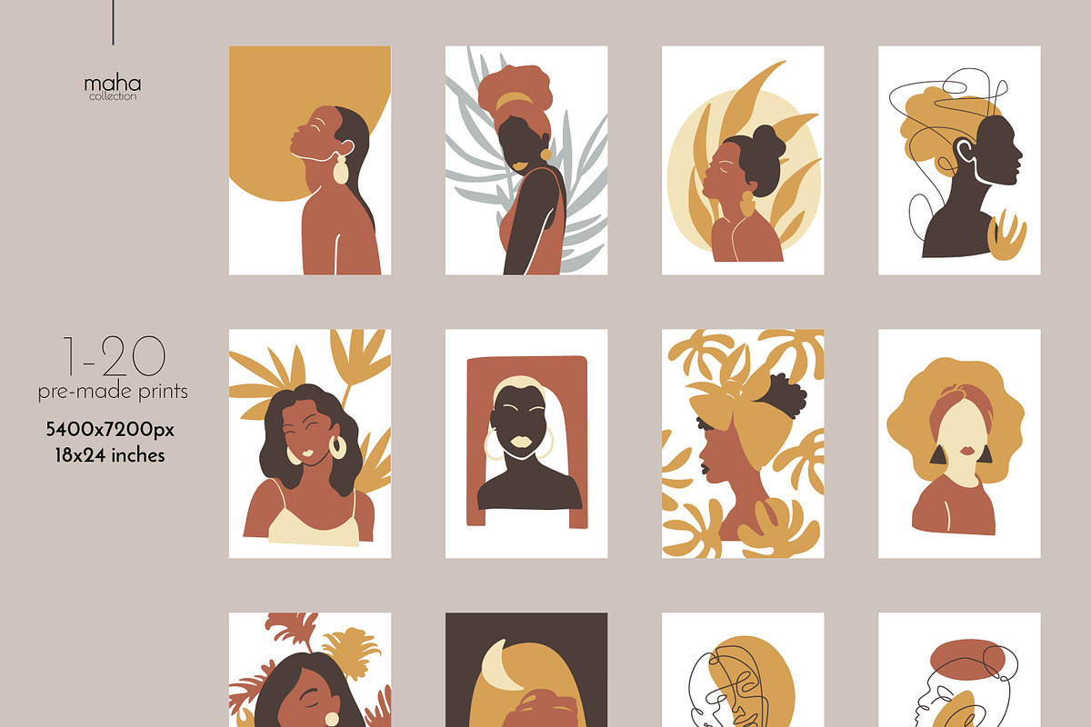 Maha Collection, a Decorative Illustration by Mona Monash (Photo 4 of 21)