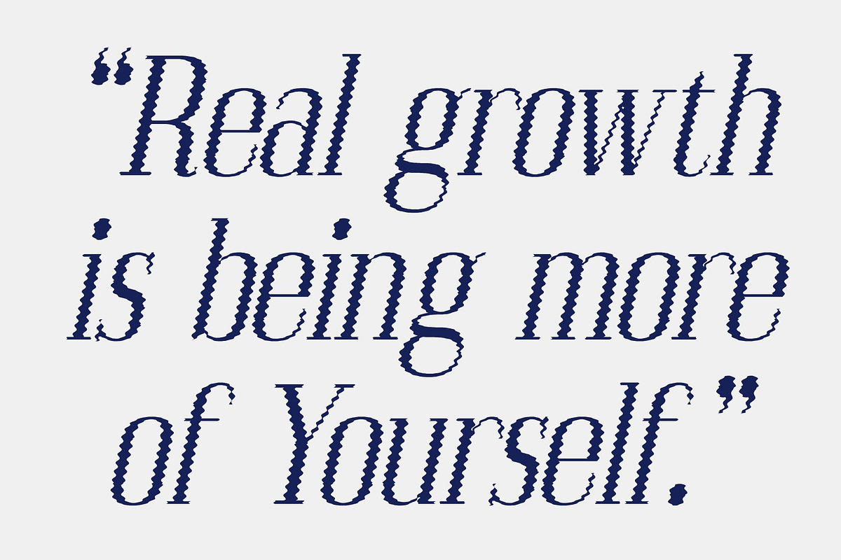 Acelon Distort, a Serif Font by Craft Supply Co. (Photo 2 of 8)