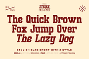 Strike Catch - Slab Sport Font, a Slab Serif Font by RagamKata (Thumbnail 11 of 12)